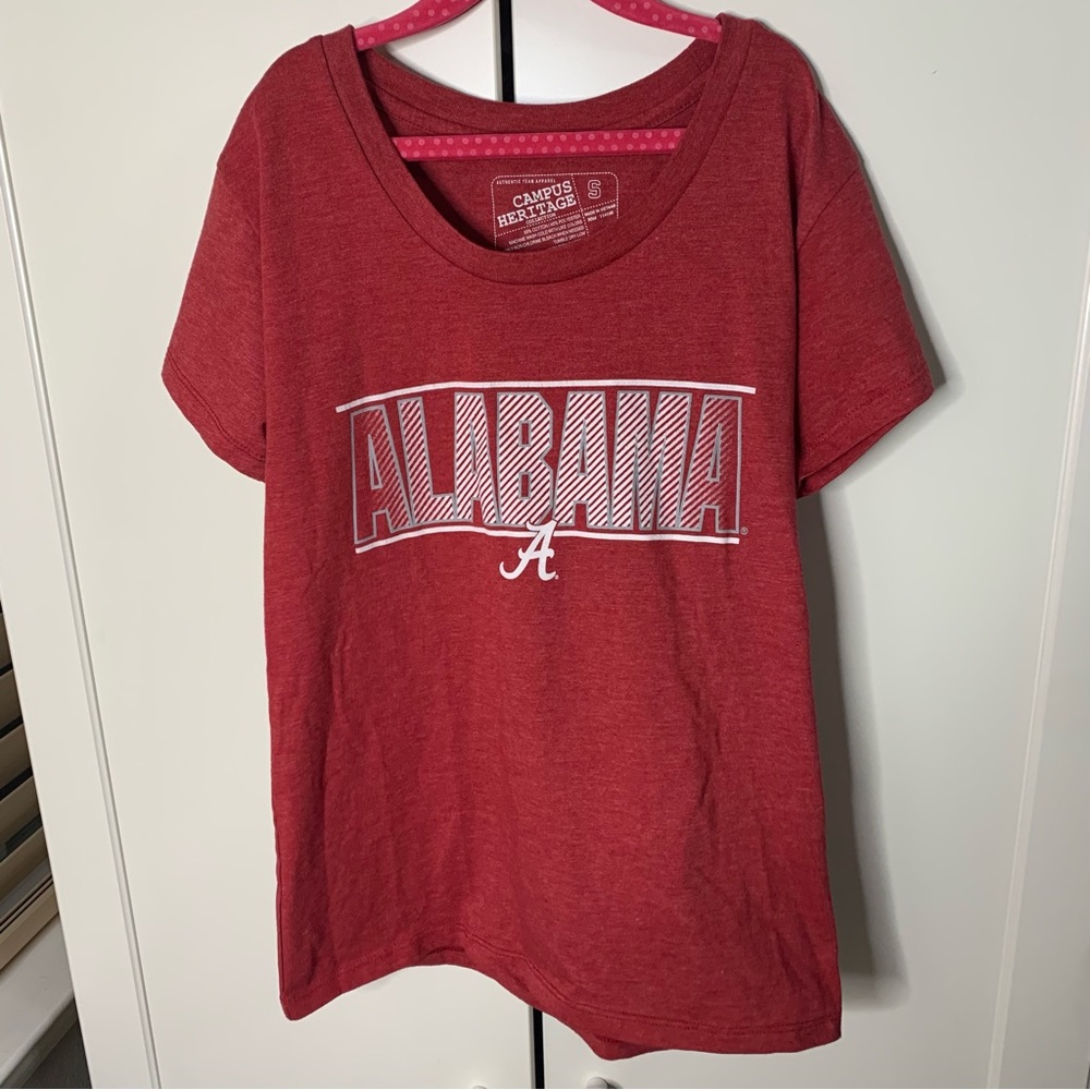 Authentic Team Apparel Campus Heritage Alabama Graphic T-Shirt